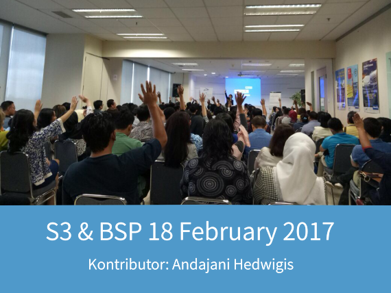 S3 dan BSP 18 February 2017