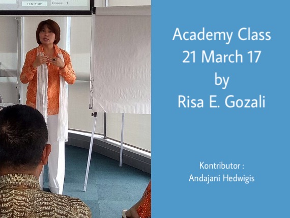 Academy Class 20 March 2017 by Risa E. Gozali