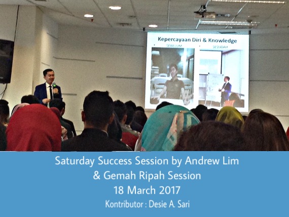 Saturday Success Session by Andrew Lim & Gemah Ripah Session by Icha