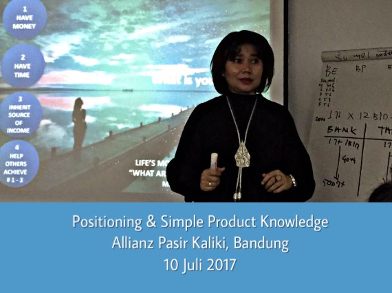 Positioning & Simple Product Knowlege. Bandung 10 Juli 2017