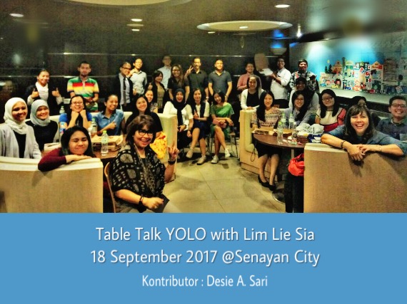 Table Talk YOLO 18 September 2017